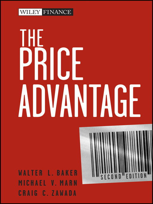Title details for The Price Advantage by Walter L. Baker - Available